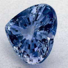 3.95 Ct Blue Sapphire Heart Loose Gemstone