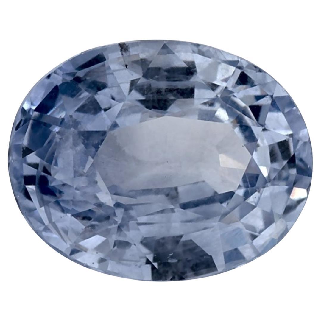3.95 carati di zaffiro blu ovale sfuso