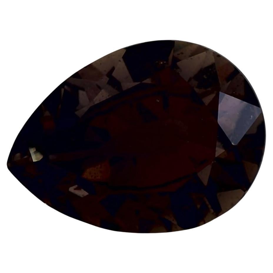 3.95 Ct Green Sapphire Pear Loose Gemstone