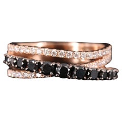 $3950 / New / Lali Jewels Ny Designer Bypass Ring / 1 Ct Diamond / 14K Gold