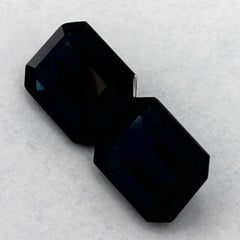 3.96 Ct Blue Sapphire Octagon Loose Gemstone