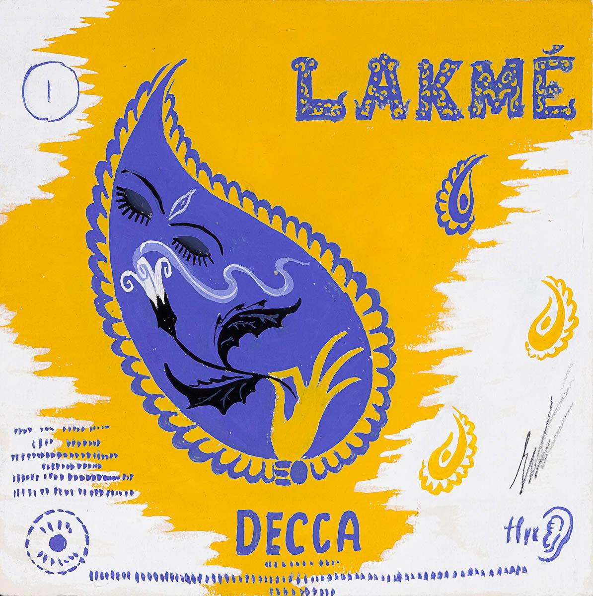 Erté Figurative Art - "Lakme" Decca design