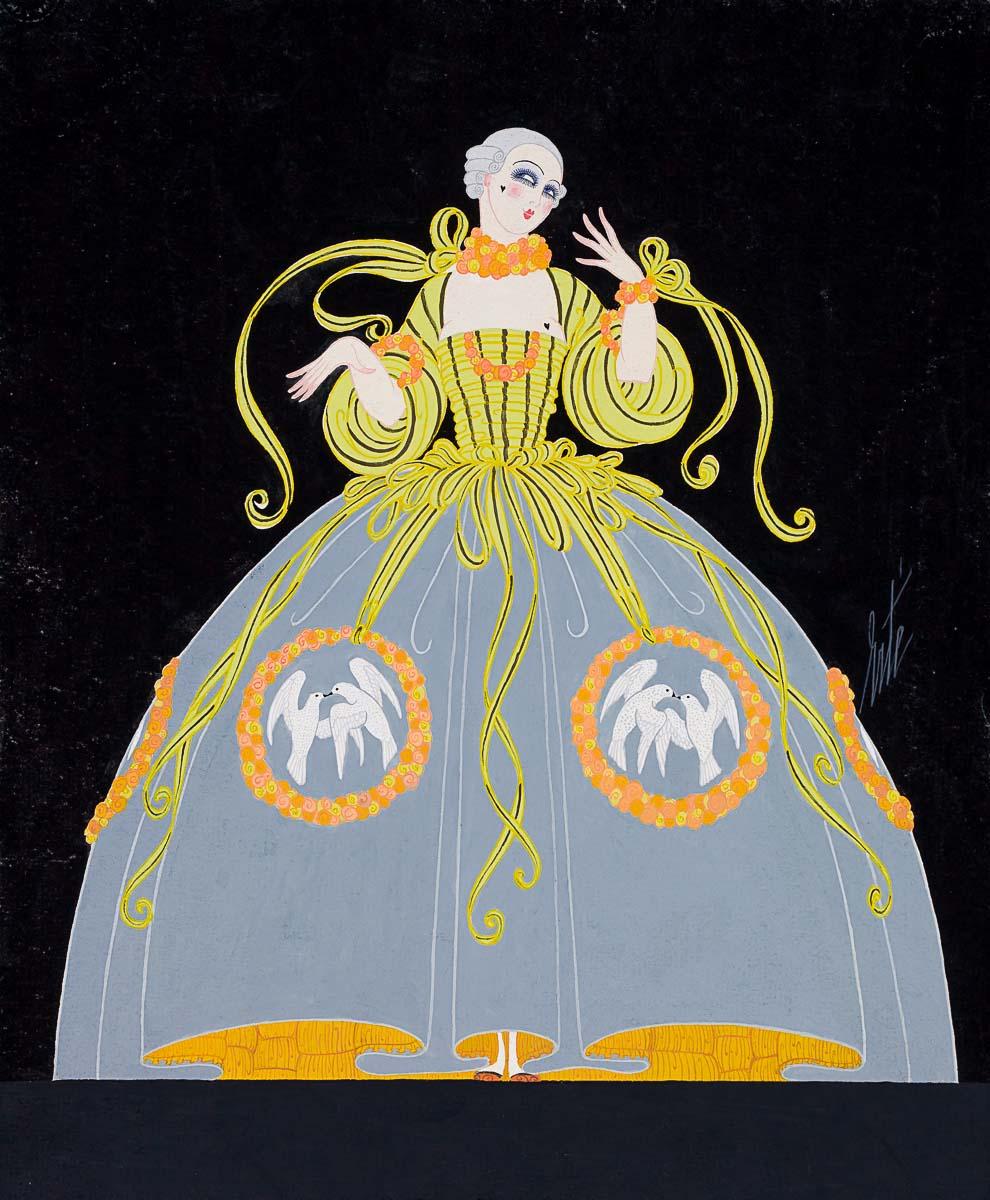 Erté Figurative Art - Manon (Deuxième Tableau, #7), 1920