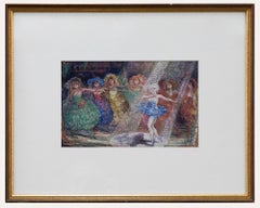 Framed Mid 20th Century Watercolour - The Final Performance