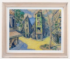 Hal Woolf (1902-1964) - 1931 Pastel, Parisian Street