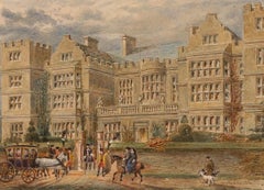 William Richardson (fl.1842-1877) - Framed 1832 Watercolour, Fountains Hall