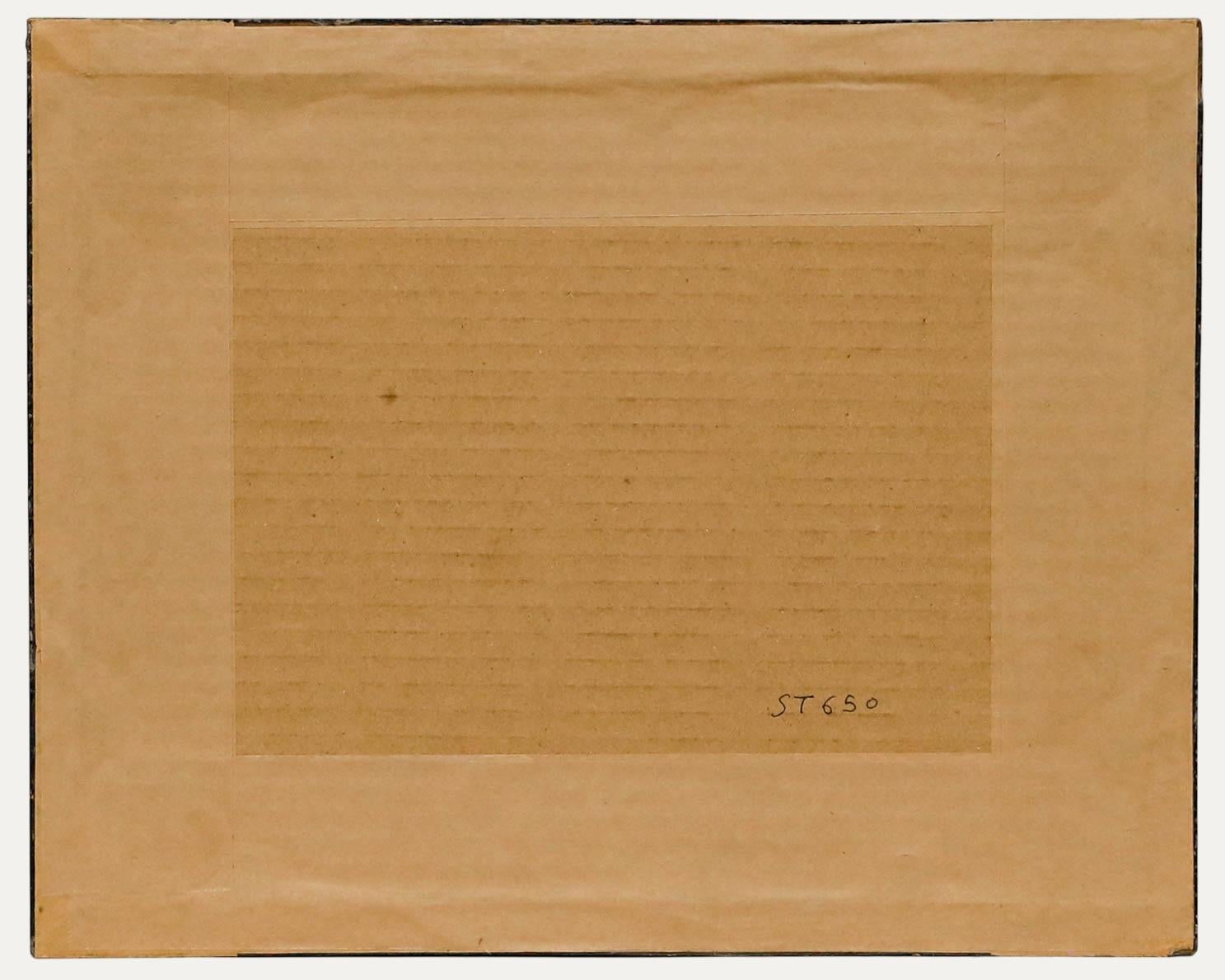 Aquarelle du début du 19e siècle - Les casernes - Blanc Landscape Art par Unknown