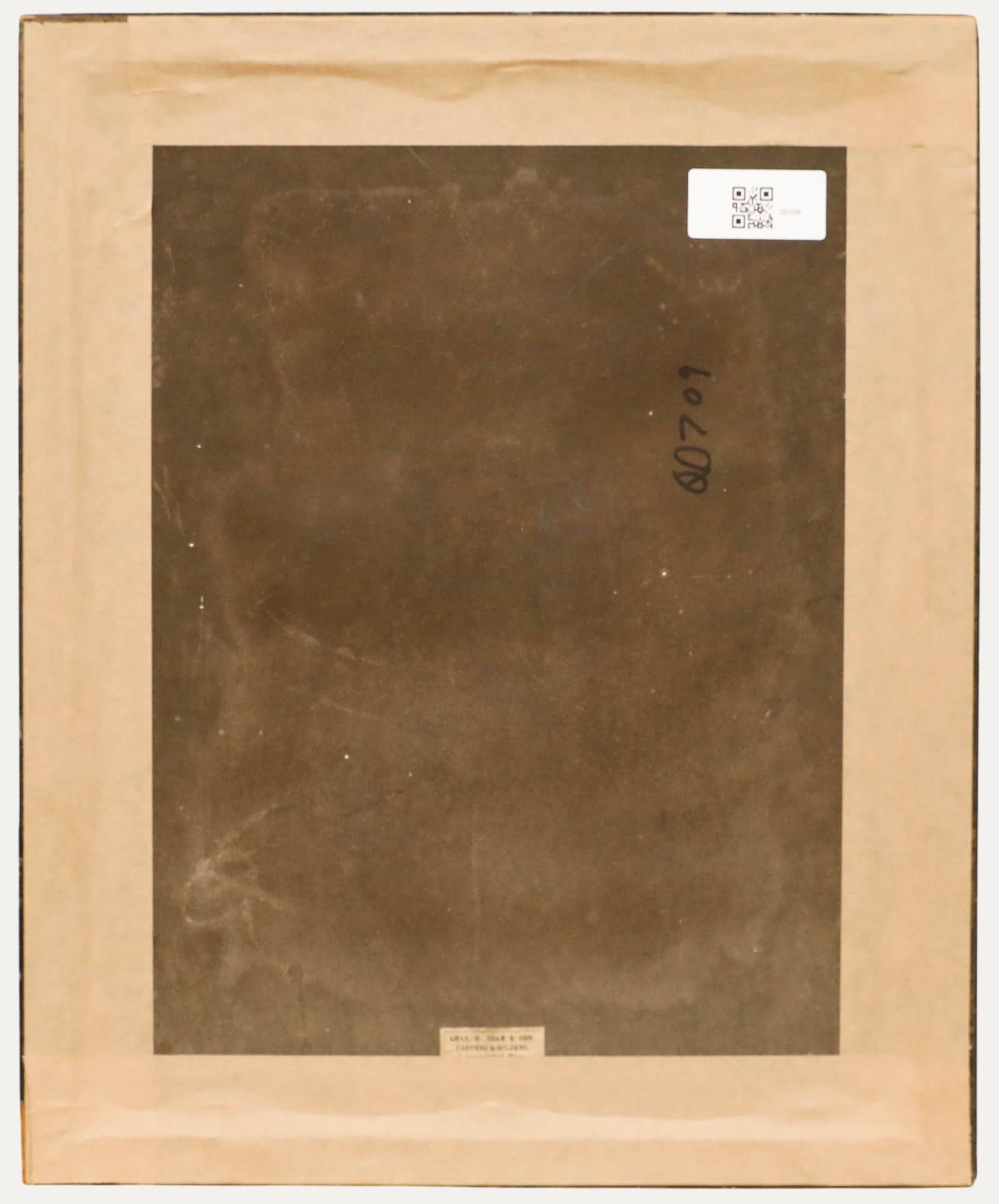 Early 20th Century Watercolour - Tulip Study II - White Still-Life by Unknown