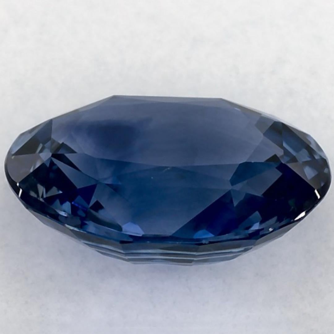 3.97 carati di zaffiro blu ovale sfuso In condizioni Nuovo in vendita a Fort Lee, NJ