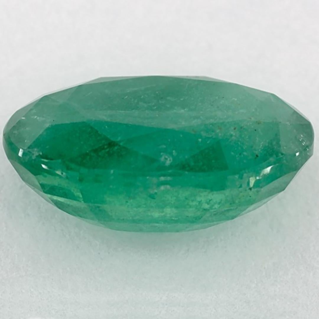 3.97 carati di smeraldo ovale sfuso In condizioni Nuovo in vendita a Fort Lee, NJ