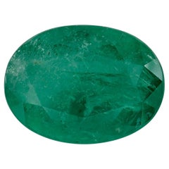 Gema suelta ovalada esmeralda de 3.97 qt