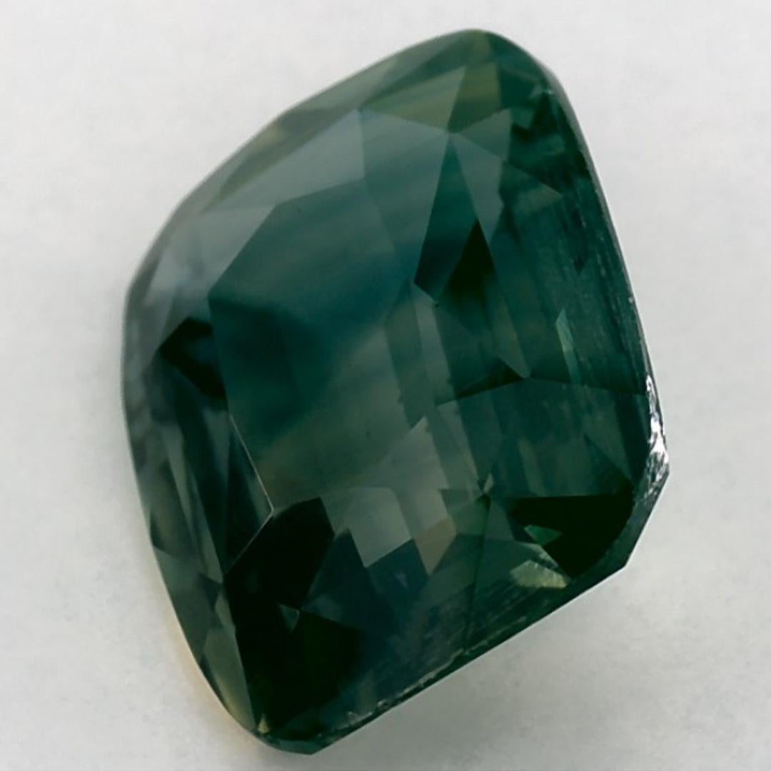 De las mujeres Zafiro verde de 3.97 qt Gema suelta en cojín en venta