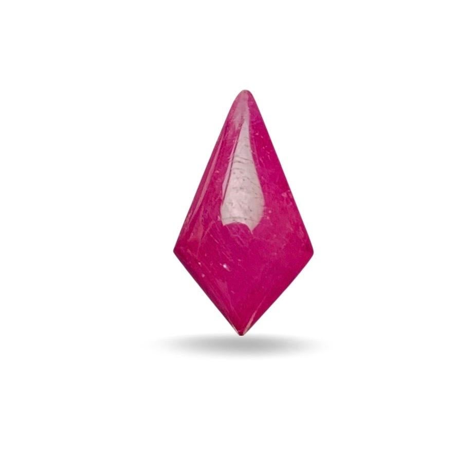 3.97 Ct Natürlicher Rubin Ungehärteter Cabochon Rote Farbe Edelstein im Zustand „Neu“ im Angebot in bangkok, TH