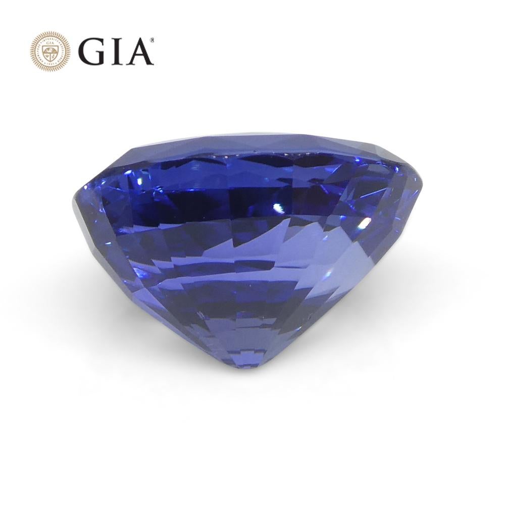 3.98 Carat Oval Blue Sapphire GIA Certified Sri Lanka For Sale 5