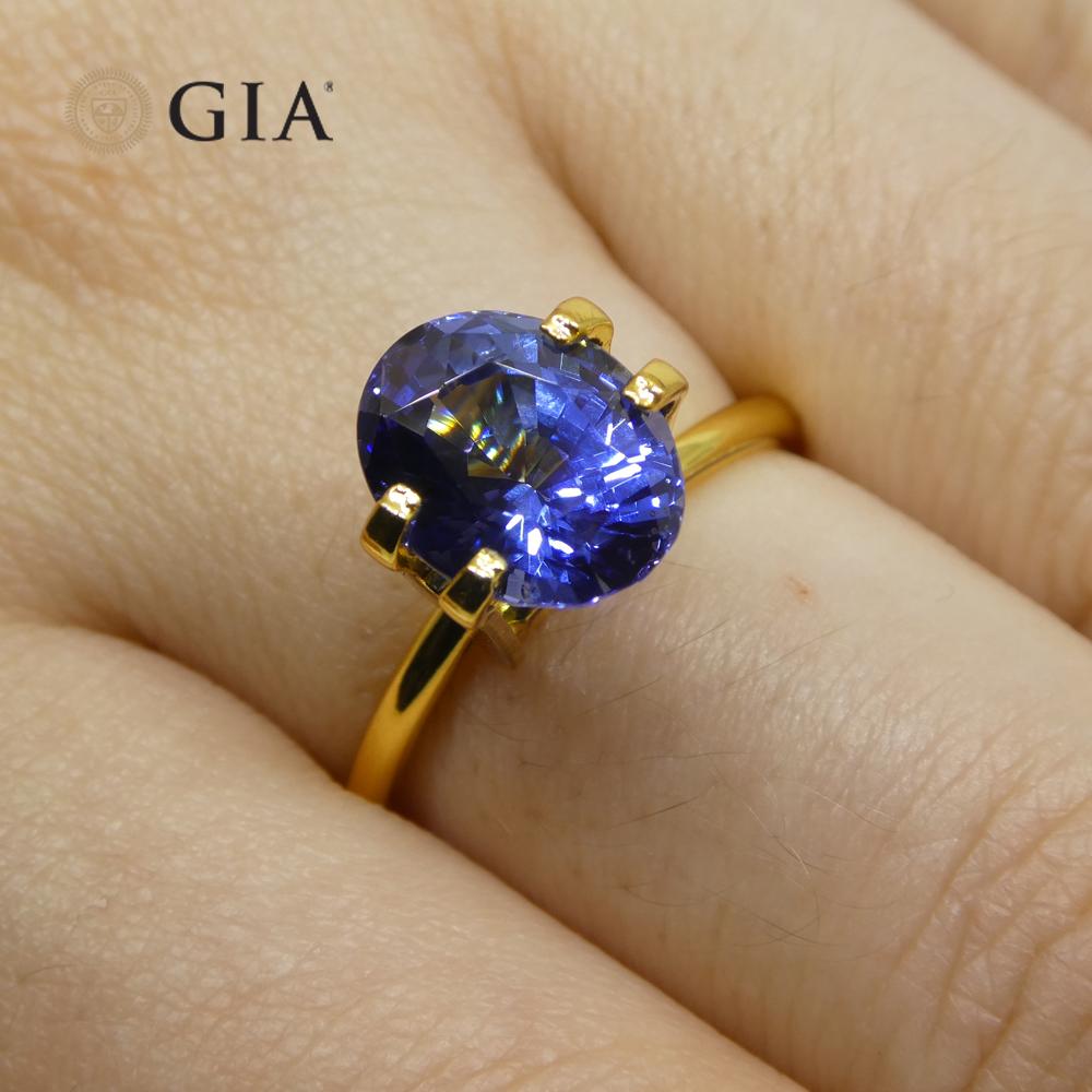 This is a stunning GIA Certified Sapphire


The GIA report reads as follows:

GIA Report Number: 2213962462
Shape: Oval
Cutting Style:
Cutting Style: Crown: Modified Brilliant Cut
Cutting Style: Pavilion: Step Cut
Transparency: Transparent
Color: