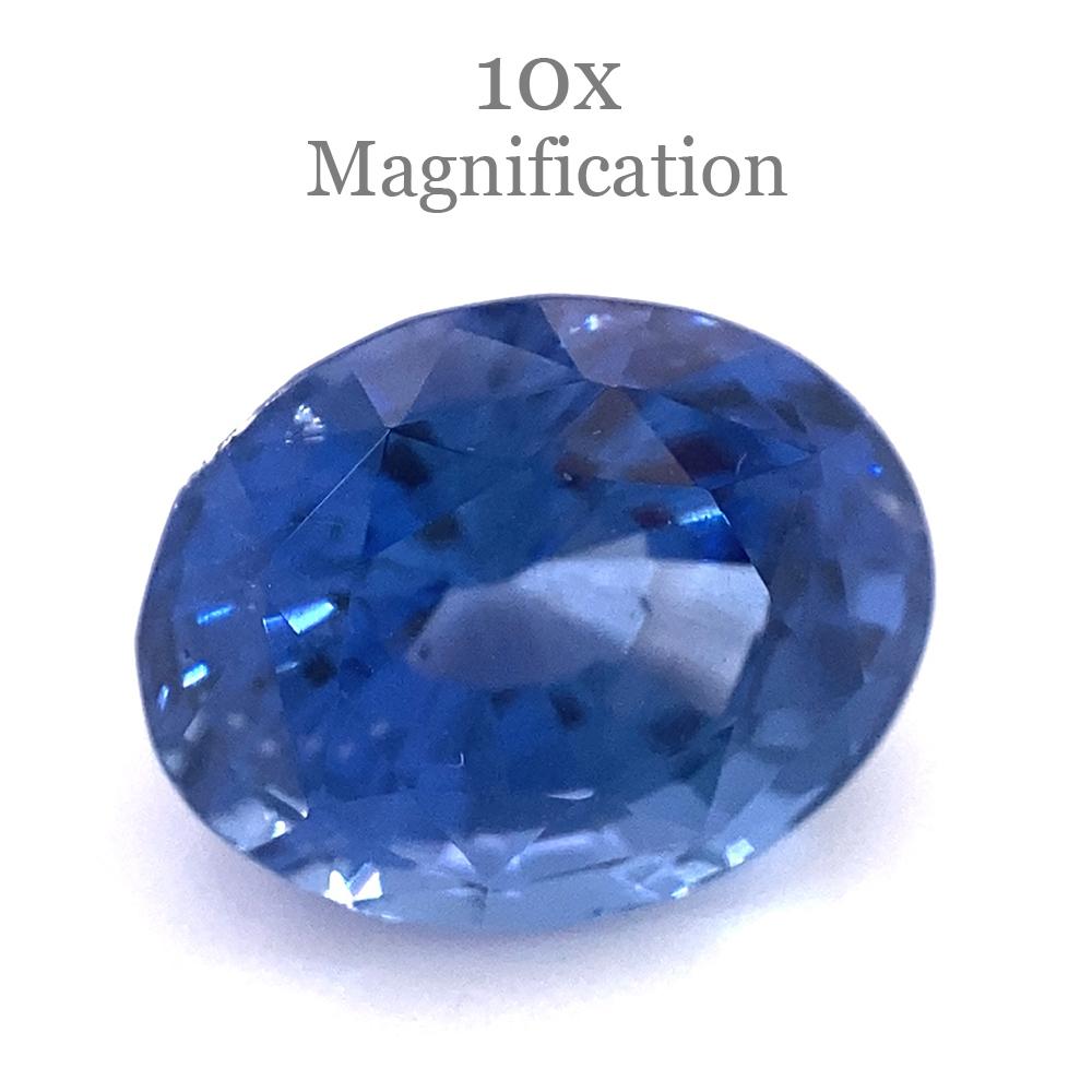 Saphir bleu ovale de 3,98 carats certifié GIA, Sri Lanka Neuf - En vente à Toronto, Ontario