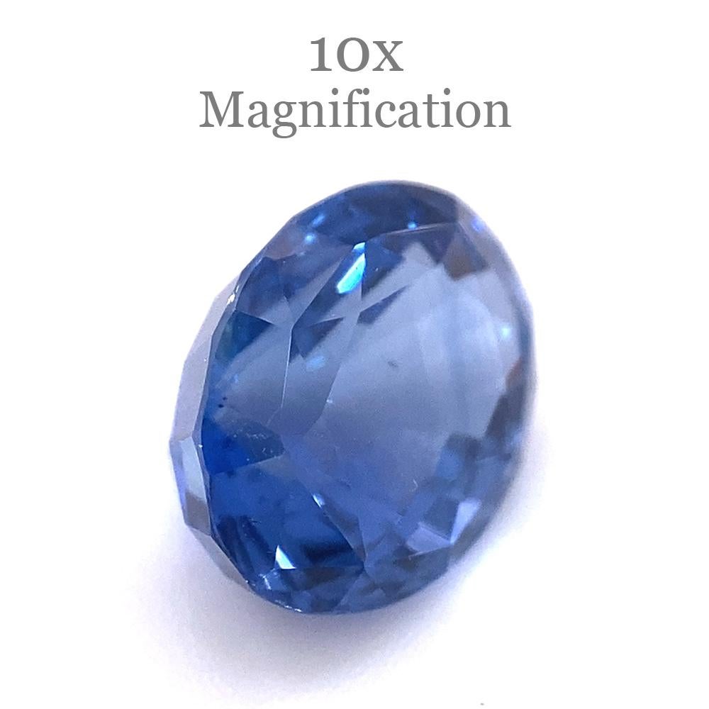 Saphir bleu ovale de 3,98 carats certifié GIA, Sri Lanka en vente 1
