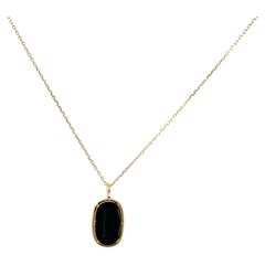 Ciondolo con tormalina da 3,98ct - Design/One in oro giallo 18ct