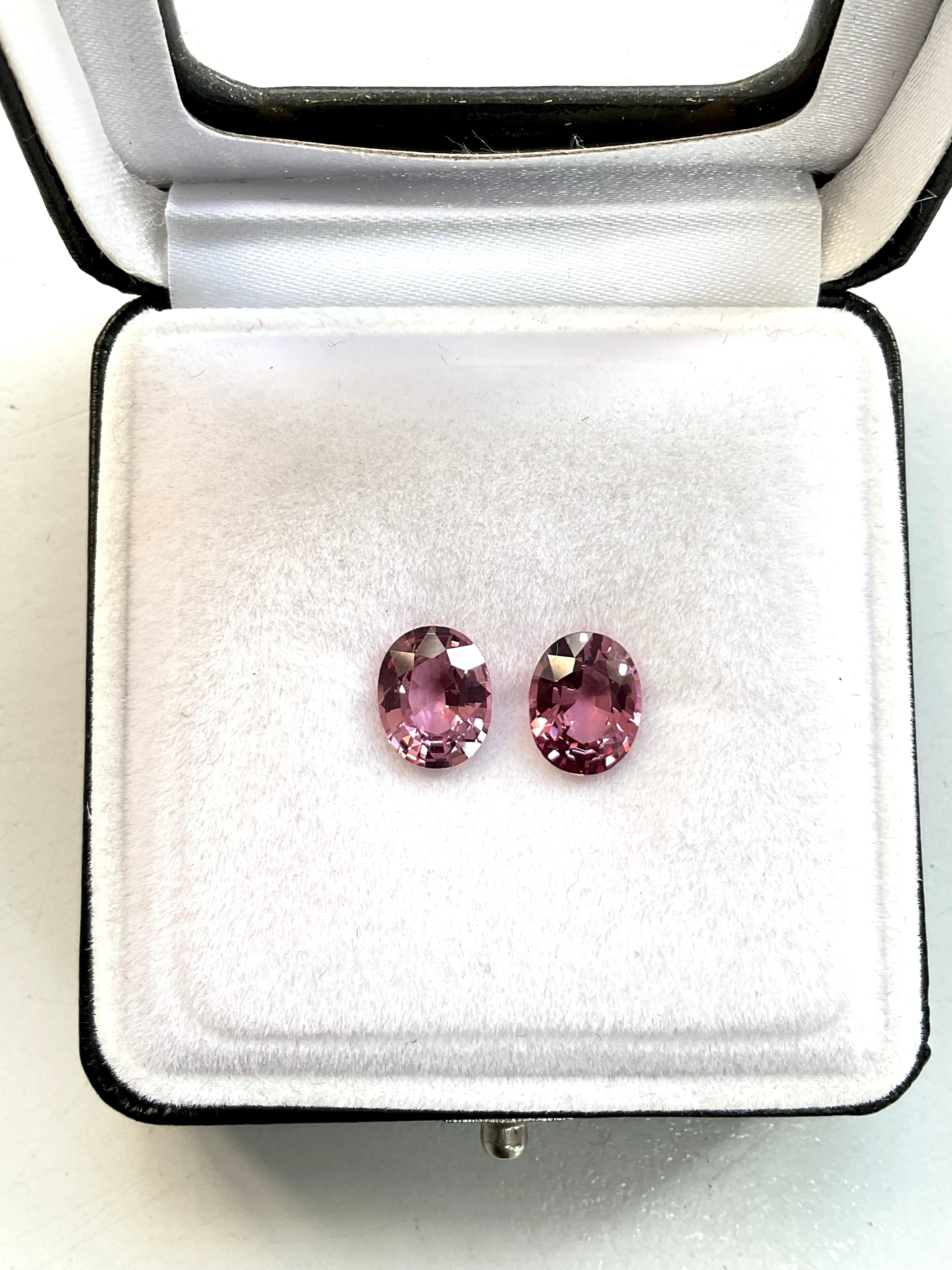 3.99 Carats Pink Spinel Top Quality Cut stone Oval For Jewelry Natural Gemstone For Sale 5