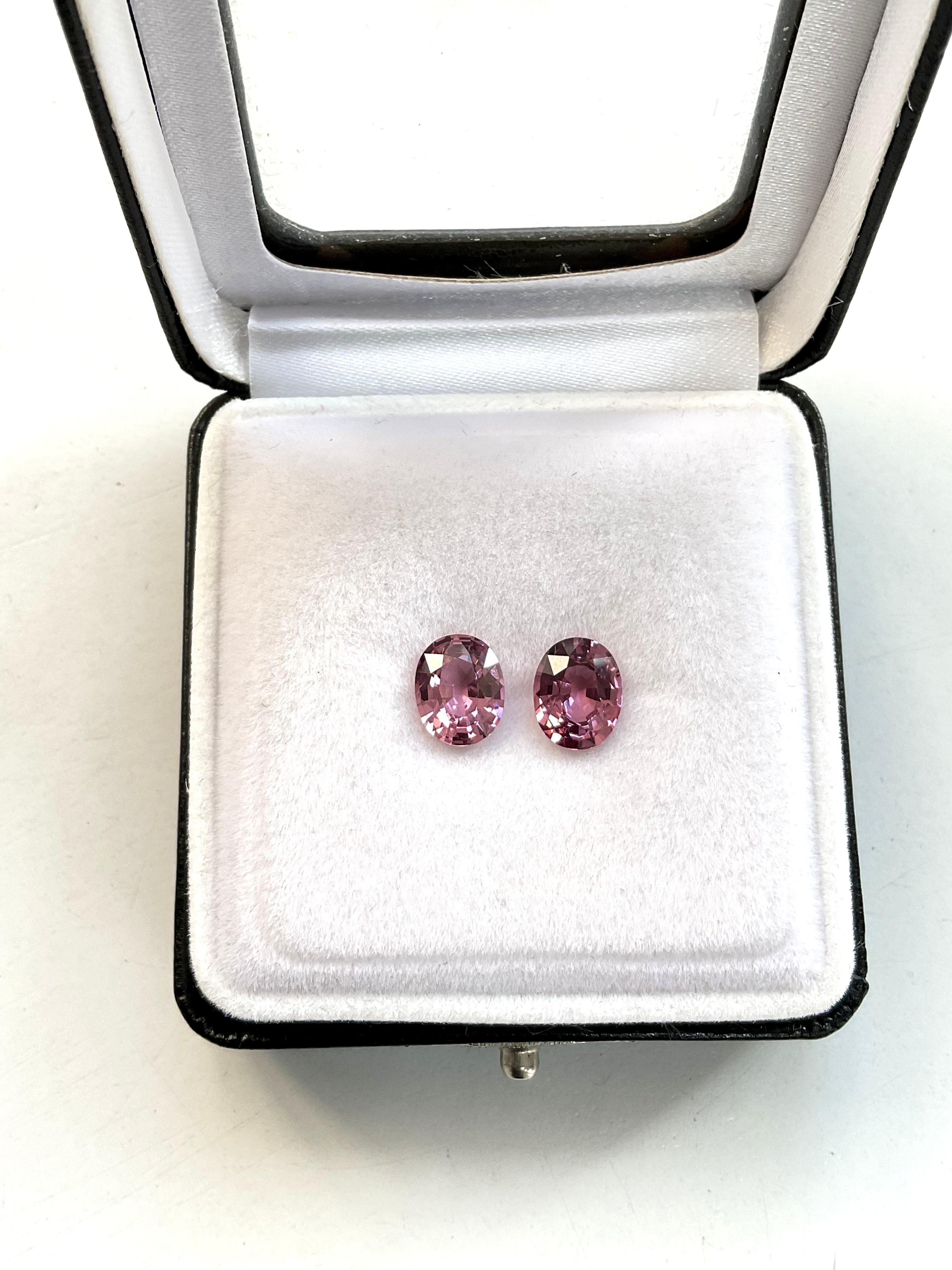 3.99 Carats Pink Spinel Top Quality Cut stone Oval For Jewelry Natural Gemstone For Sale 2