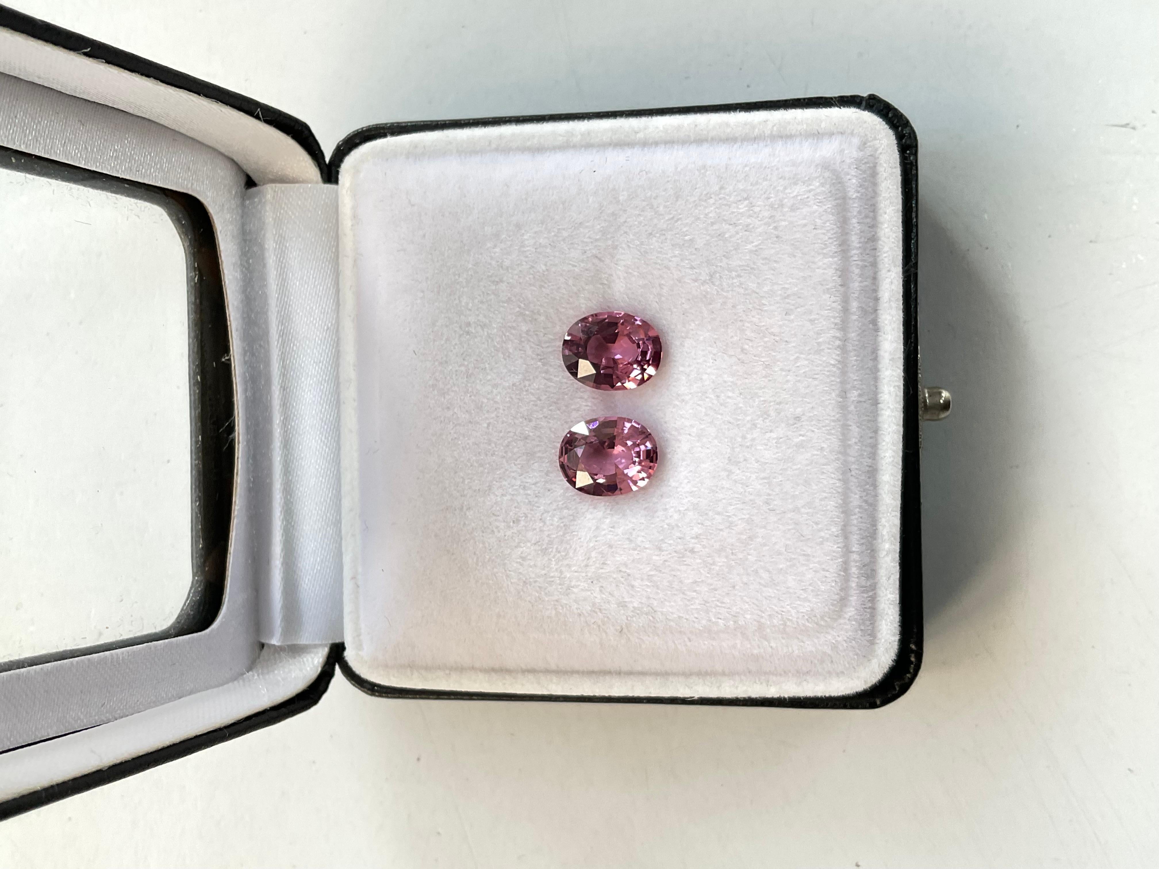 3.99 Carats Pink Spinel Top Quality Cut stone Oval For Jewelry Natural Gemstone For Sale 3