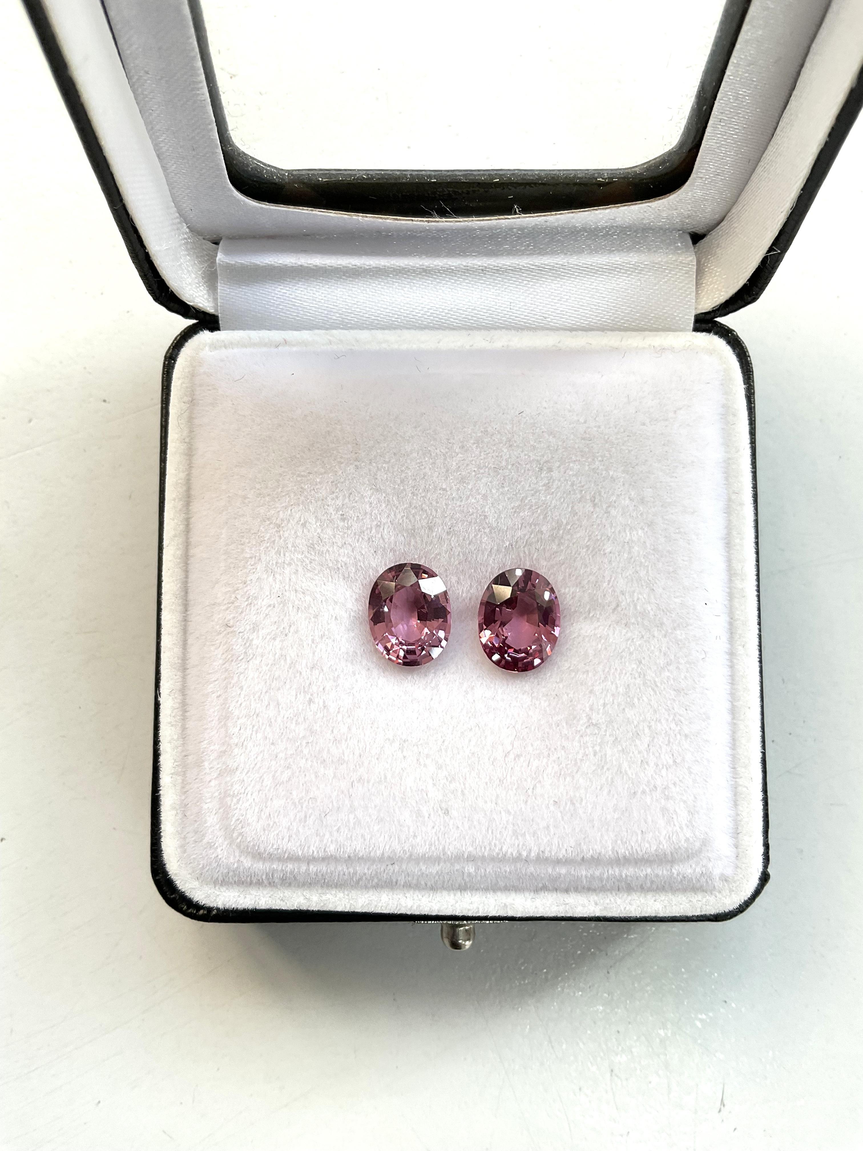 3.99 Carats Pink Spinel Top Quality Cut stone Oval For Jewelry Natural Gemstone For Sale 4