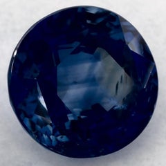 3.99 Ct Blue Sapphire Round Loose Gemstone