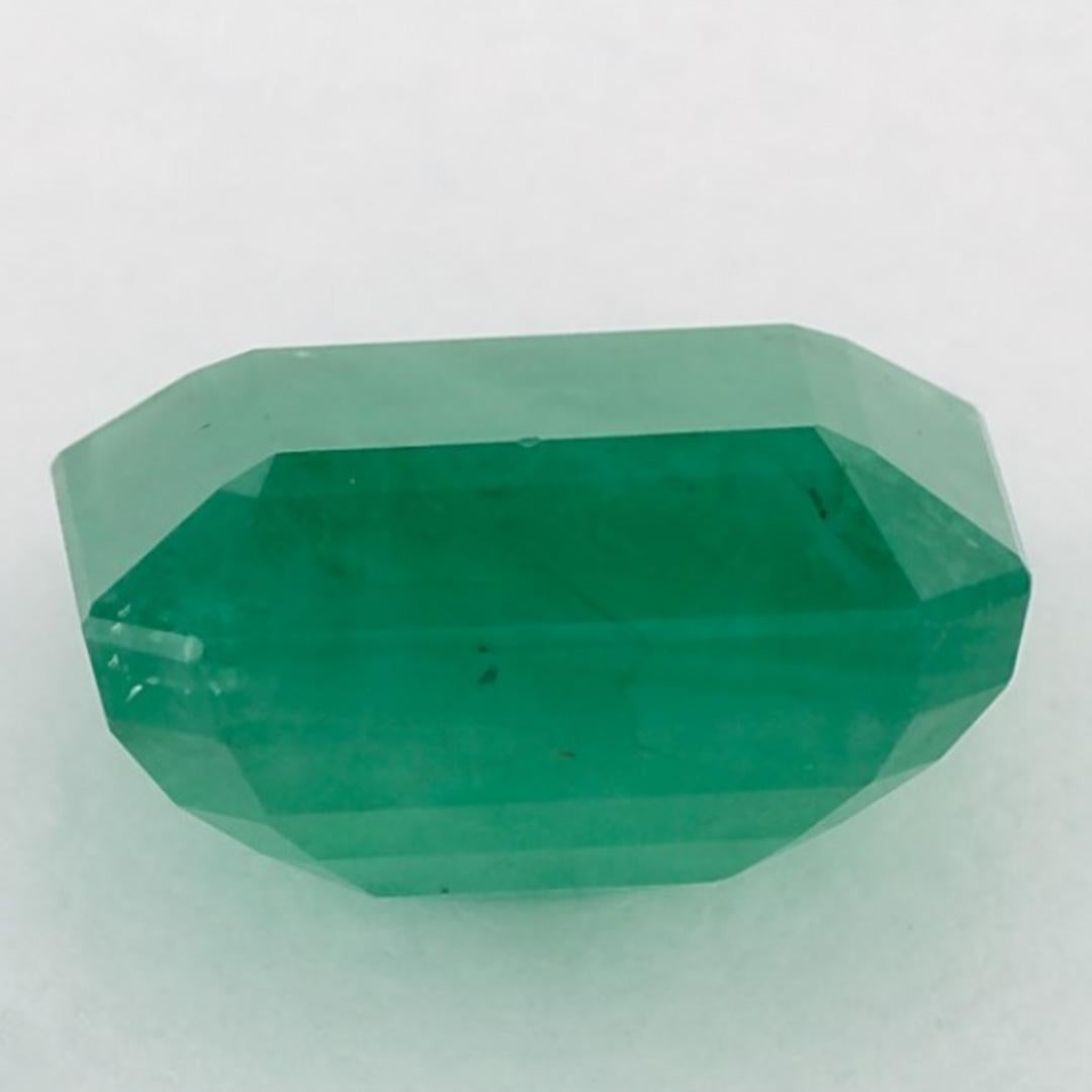 3.99 Ct Emerald Octagon Cut Loose Gemstone (pierre précieuse en vrac) Neuf - En vente à Fort Lee, NJ