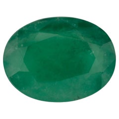 3.99 Ct Emerald Oval Loose Gemstone (pierre précieuse en vrac)