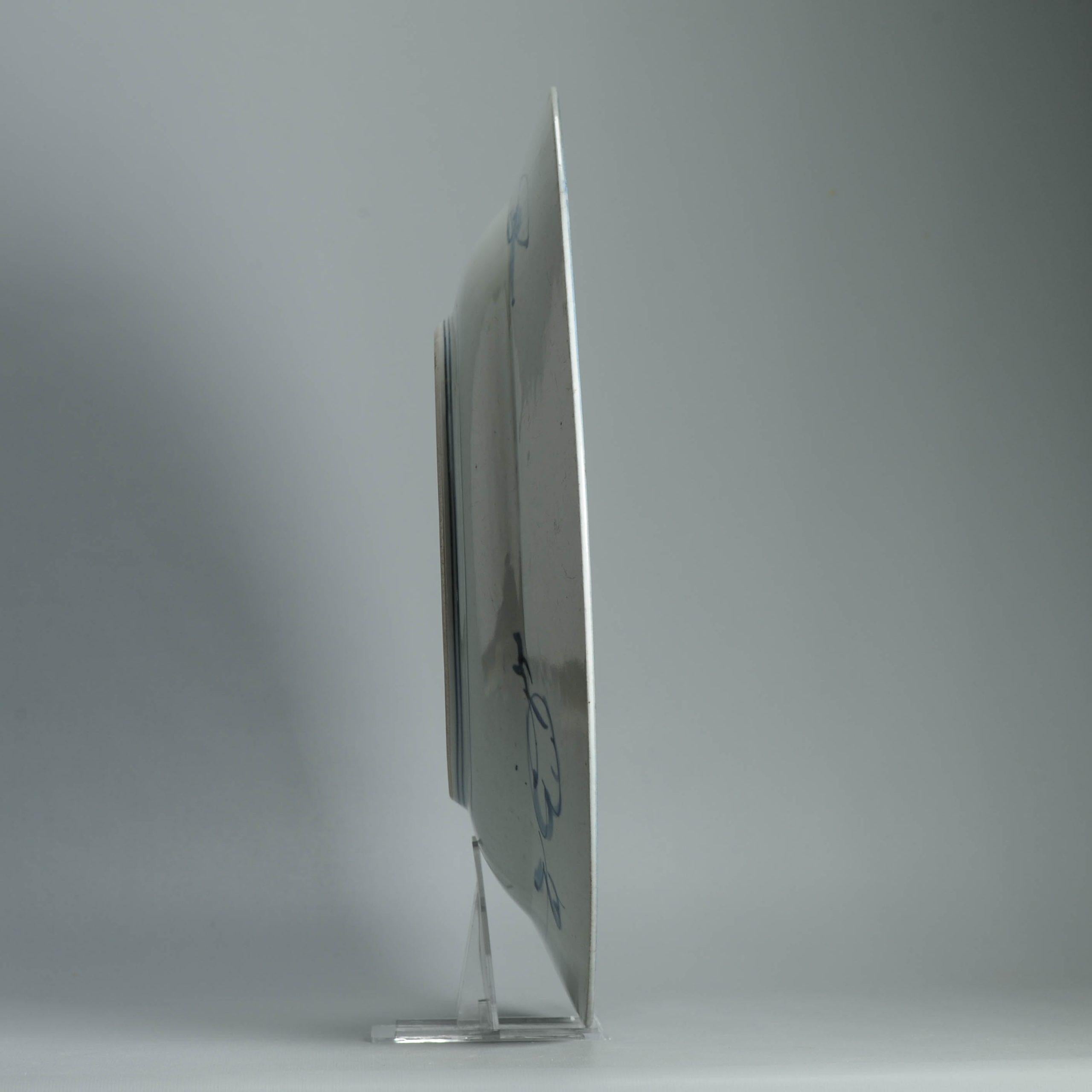 39CM Antico Kraak Periodo Edo 1680-1690 Porcellana Giapponese Caricatore Enorme Arita in vendita 1