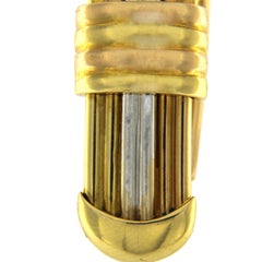 3-Color 18 Karat Earrings with Clip