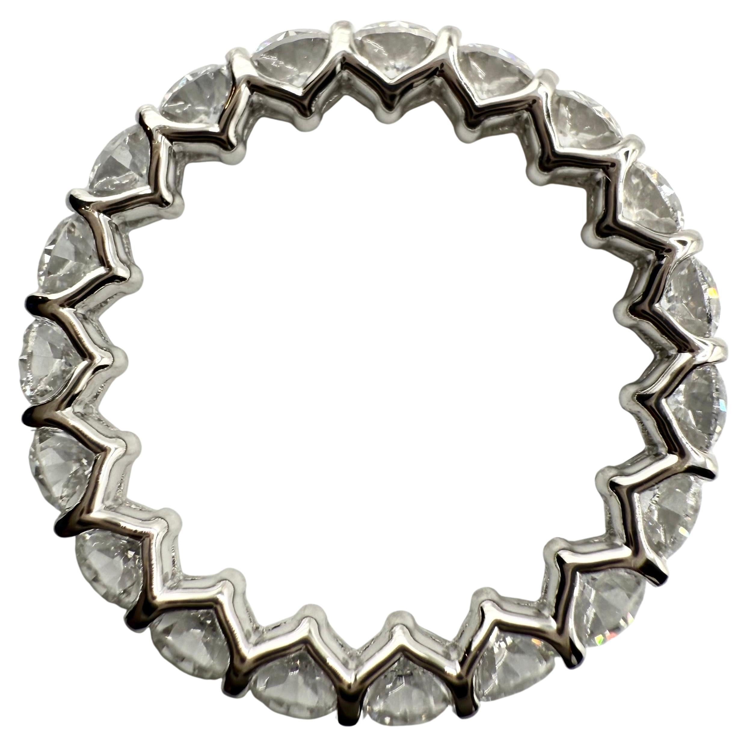 Alliance d'éternité en diamant 3ct Or 18KT