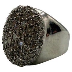 Anello con diamante da 3 carati Oro 18KT Diamanti incastonati