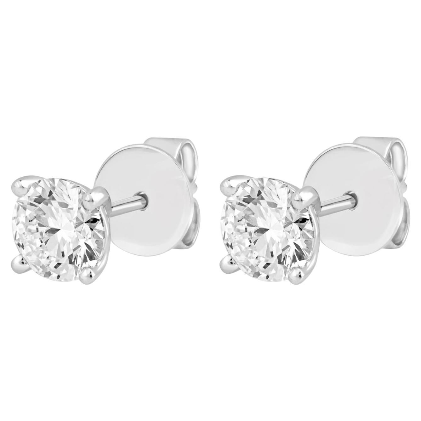 3ct Diamond Stud Earrings - Lab Grown With Gemologist Certficate For Sale