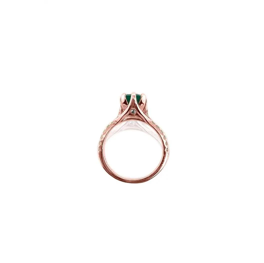 For Sale:  3ct Emerald cut Emerald and Diamond Ring set in 18ct gold 4