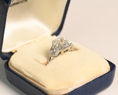 3ct Engagement Ring. GIA Emerald Cut Diamond Engagement Platinum Halo Ring IVS2