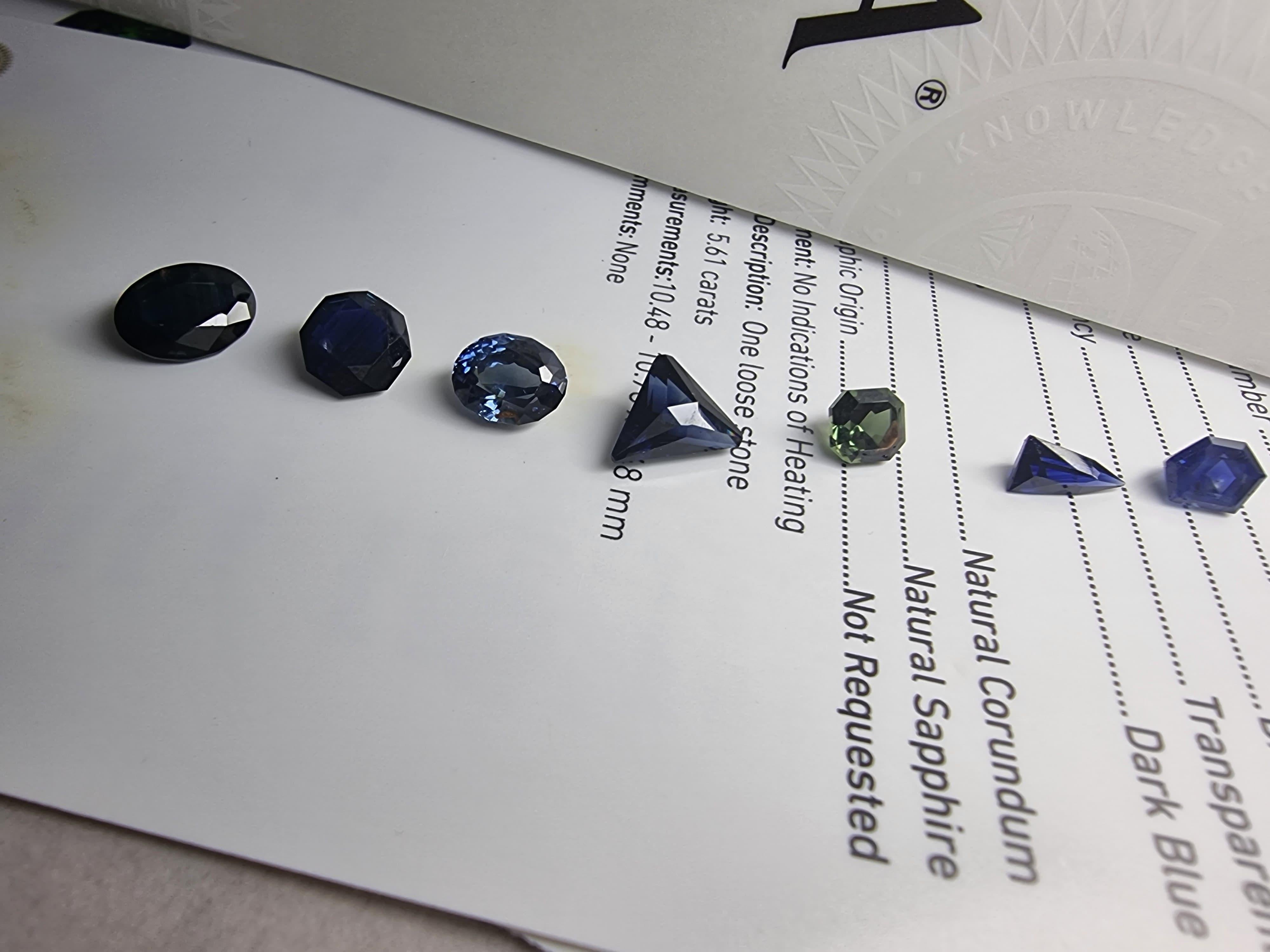 3ct Oval Natural Blue Sapphire and Diamond 18k White Gold Ring For Sale 4