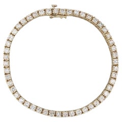3ctw Diamond Tennis Bracelet 14k Yellow Gold 7.25" 3.3mm