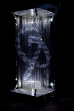 3D Art 8 Lights LED Sculptural Piece by Aggiolight