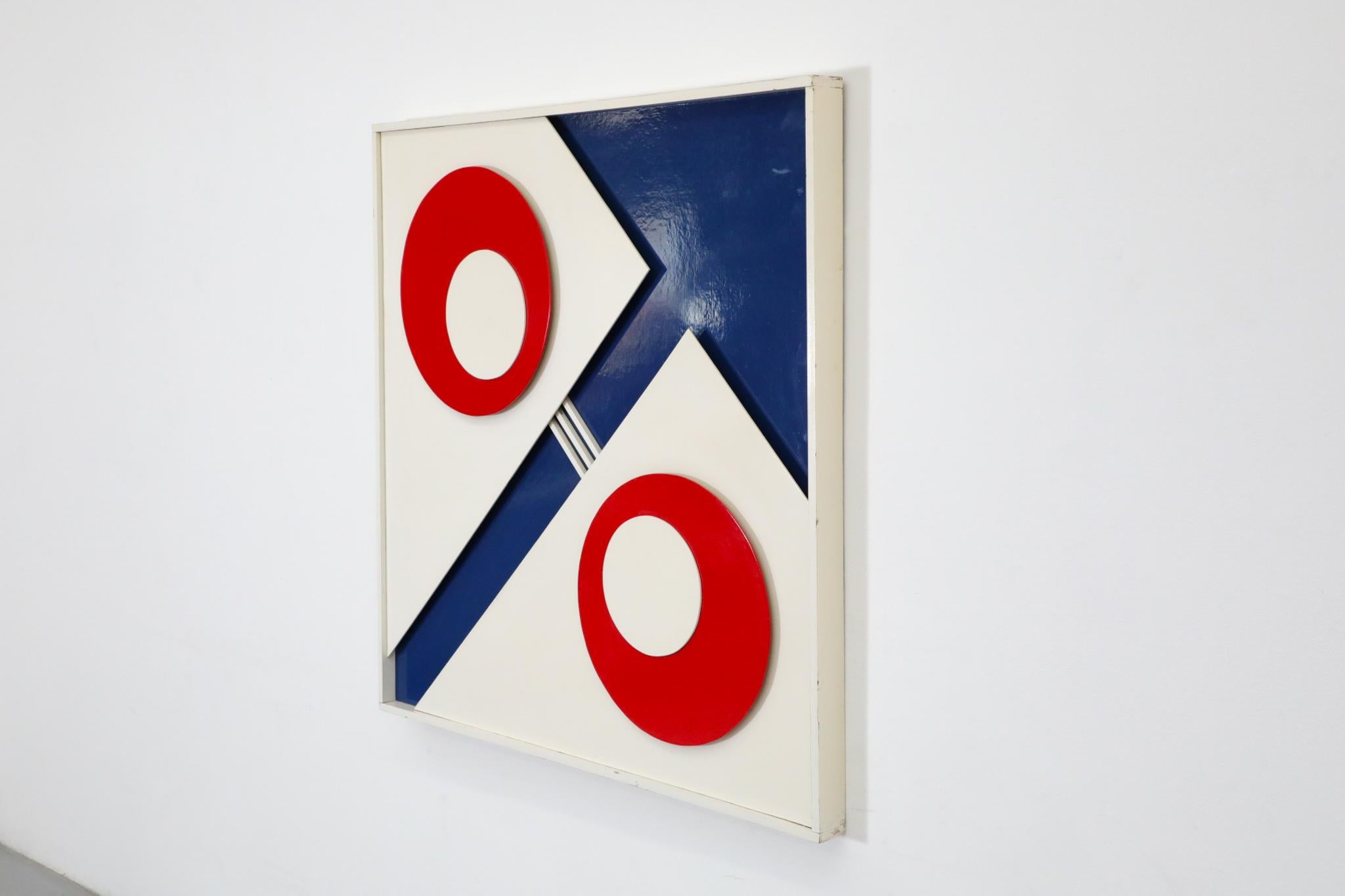 Wood 3D Bauhaus Inspired Art by Dutch Visual Artist Lejo den Hertog, 1969 For Sale