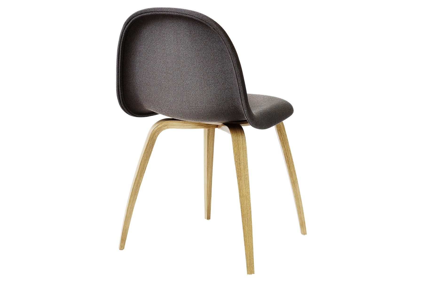 Danish 3D Dining Chair, Un-Upholstered, Wood Base, Hirek Shell For Sale