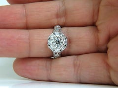 3D Gilt 2.06 Carat Cluster Diamond Ring and A+ Design 14 Karat VS*