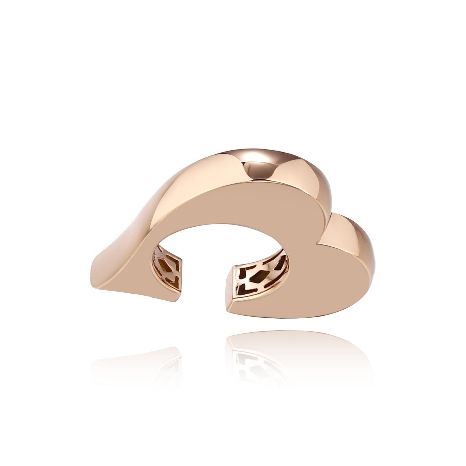 For Sale:  3D Heart Statement Ring 3