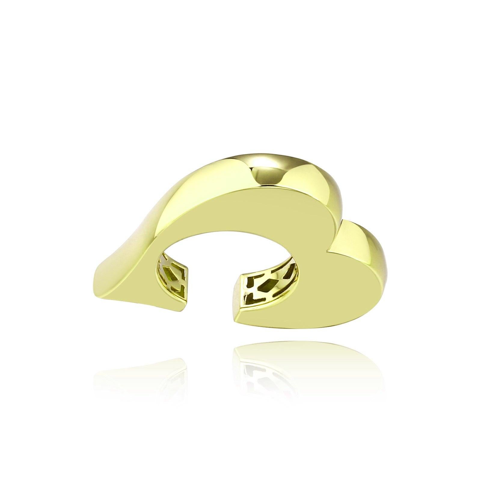For Sale:  3D Heart Statement Ring 4