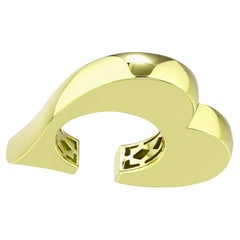 3D Heart Statement Ring