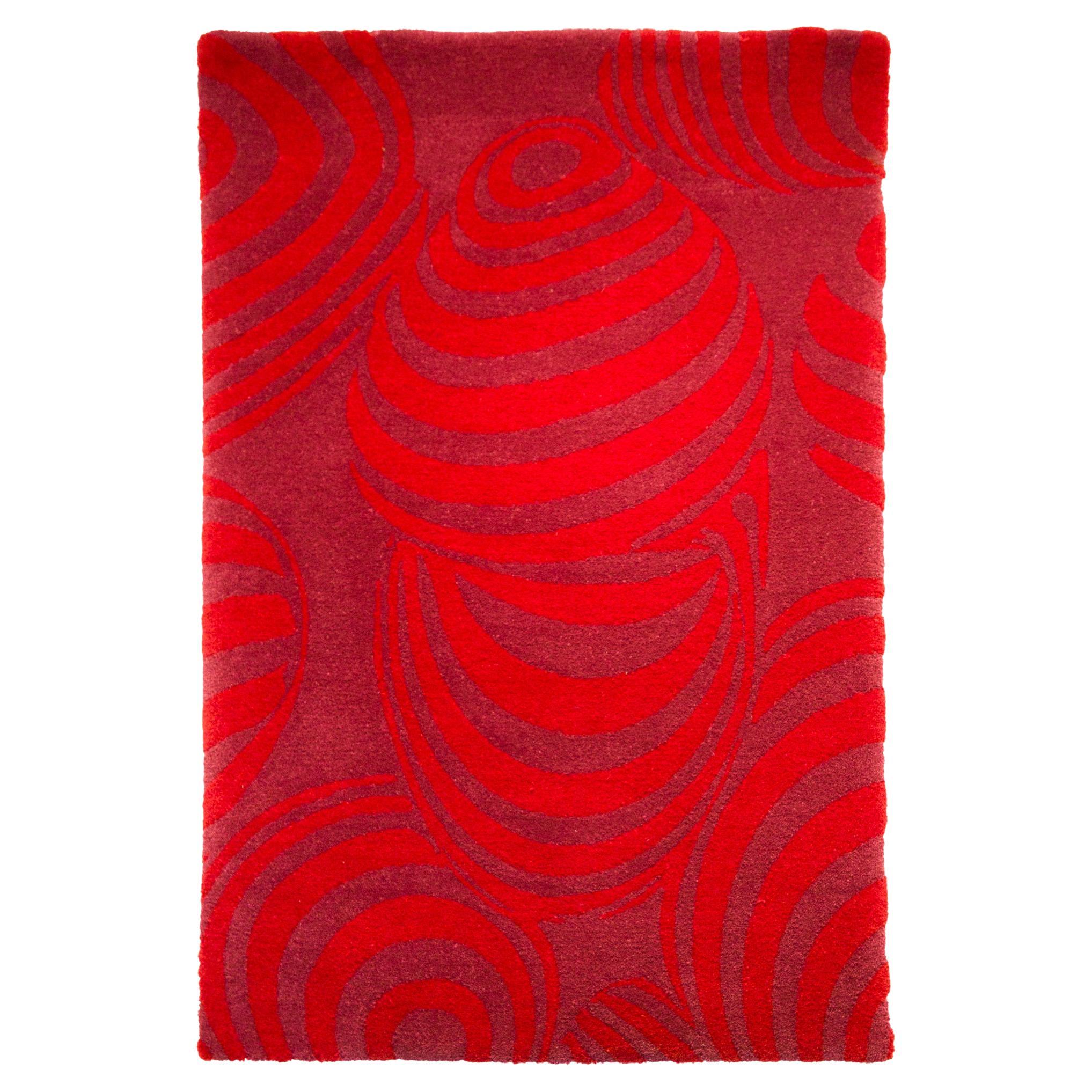 3D Illusion Area Rug, Tufted New Zealand Wool For Sale