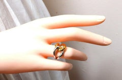 3D Knot Trend Ring 18 Karat Gold*