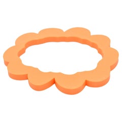 3d Printed Cloud Shaped Pretend Bangle, Matte Orange
