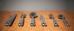 3D-Printed Stainless Steel Ice Breaker Flatware