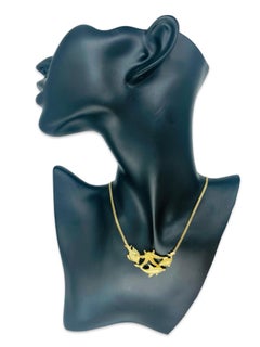 3D Sea Creatures Dolphin Star & Fish Pendant Necklace 14k Gold